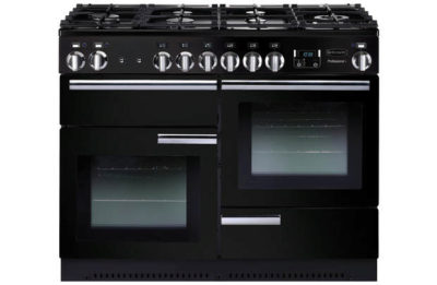 Rangemaster Professional 110cm Gas Range Cooker - Black